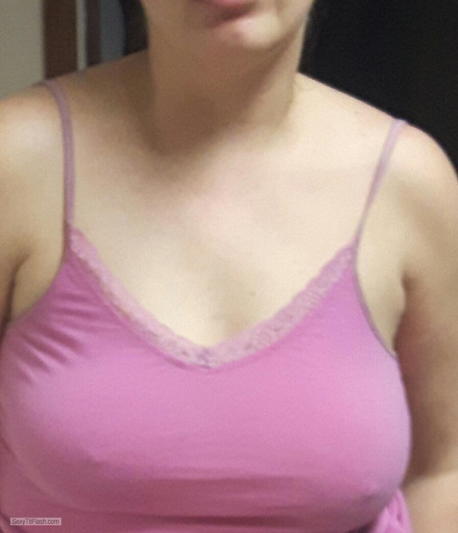 Tit Flash: My Big Tits (Selfie) - Lonely 33 from United States